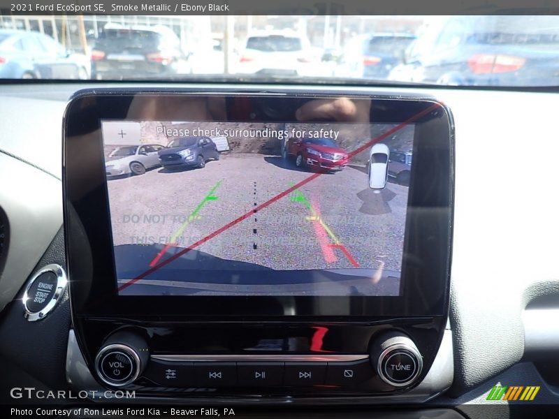 Smoke Metallic / Ebony Black 2021 Ford EcoSport SE
