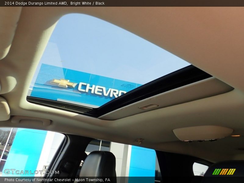 Bright White / Black 2014 Dodge Durango Limited AWD