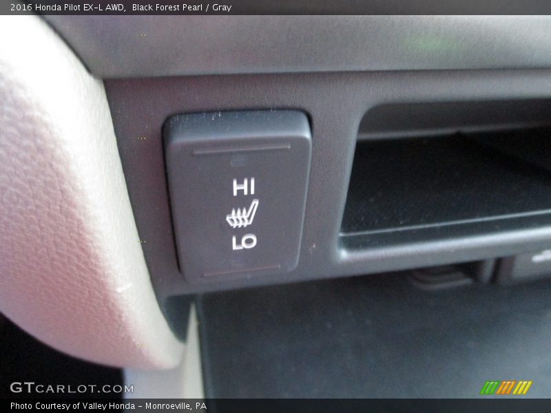 Black Forest Pearl / Gray 2016 Honda Pilot EX-L AWD