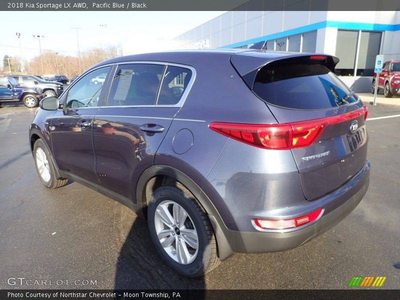 Pacific Blue / Black 2018 Kia Sportage LX AWD