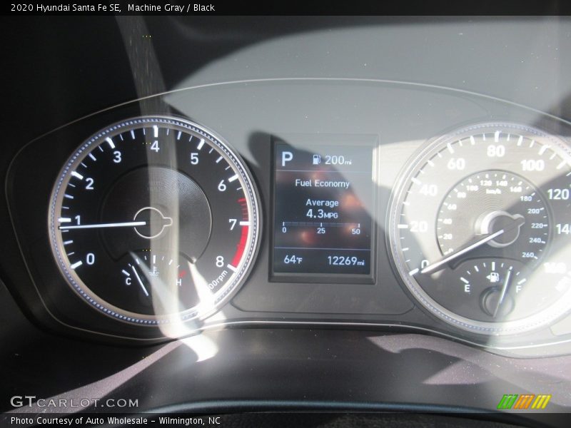 Machine Gray / Black 2020 Hyundai Santa Fe SE