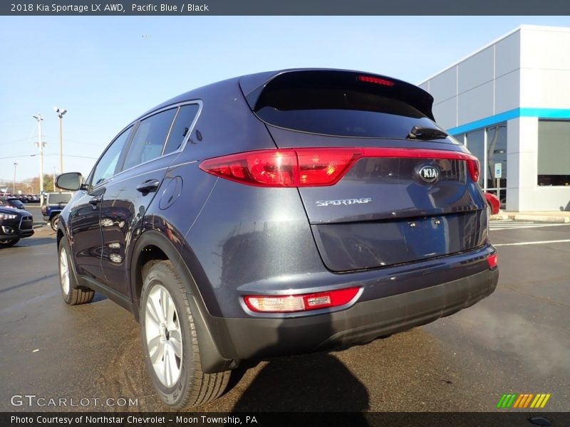 Pacific Blue / Black 2018 Kia Sportage LX AWD