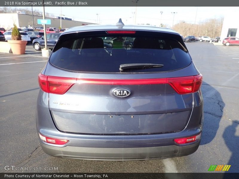 Pacific Blue / Black 2018 Kia Sportage LX AWD