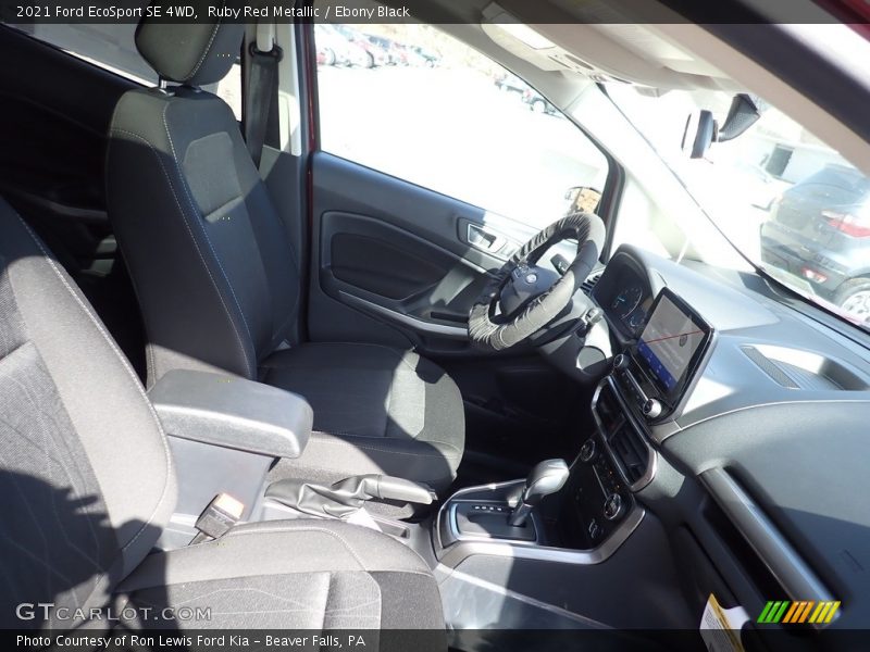 Ruby Red Metallic / Ebony Black 2021 Ford EcoSport SE 4WD