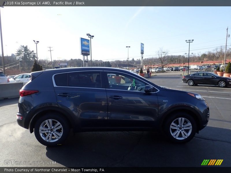Pacific Blue / Black 2018 Kia Sportage LX AWD