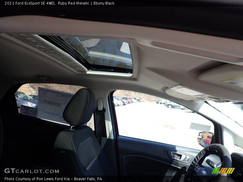 Ruby Red Metallic / Ebony Black 2021 Ford EcoSport SE 4WD