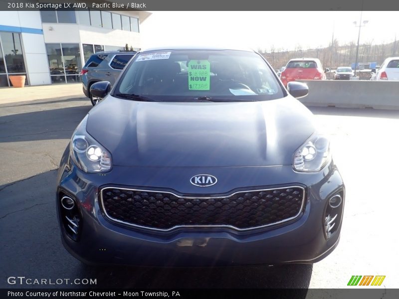 Pacific Blue / Black 2018 Kia Sportage LX AWD