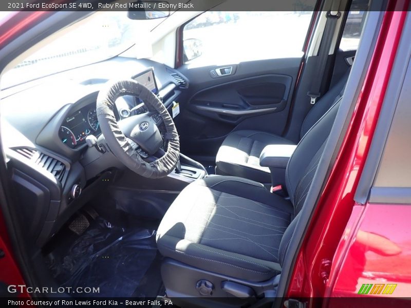 Ruby Red Metallic / Ebony Black 2021 Ford EcoSport SE 4WD