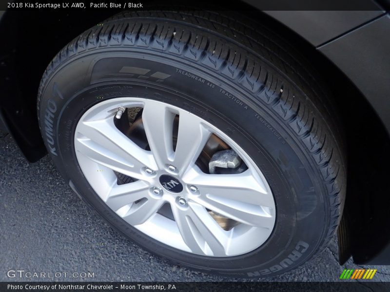 Pacific Blue / Black 2018 Kia Sportage LX AWD