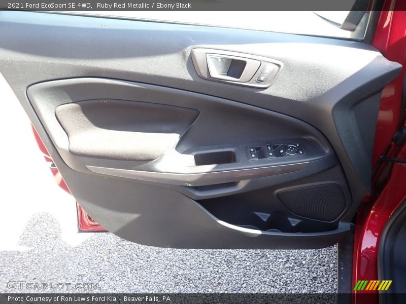 Ruby Red Metallic / Ebony Black 2021 Ford EcoSport SE 4WD