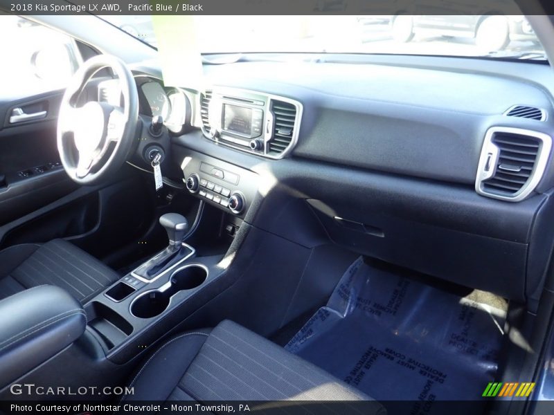 Pacific Blue / Black 2018 Kia Sportage LX AWD