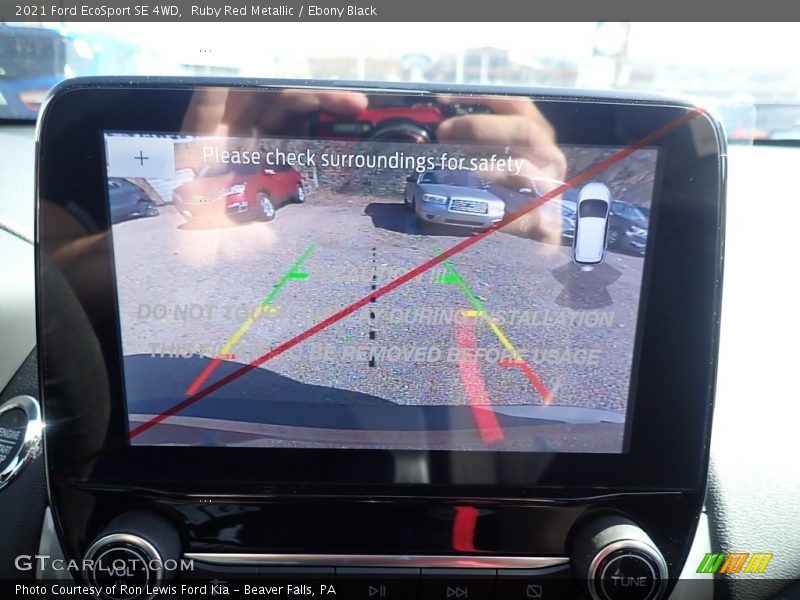 Ruby Red Metallic / Ebony Black 2021 Ford EcoSport SE 4WD