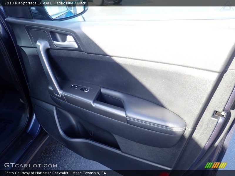 Pacific Blue / Black 2018 Kia Sportage LX AWD