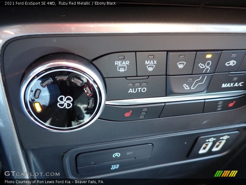 Ruby Red Metallic / Ebony Black 2021 Ford EcoSport SE 4WD