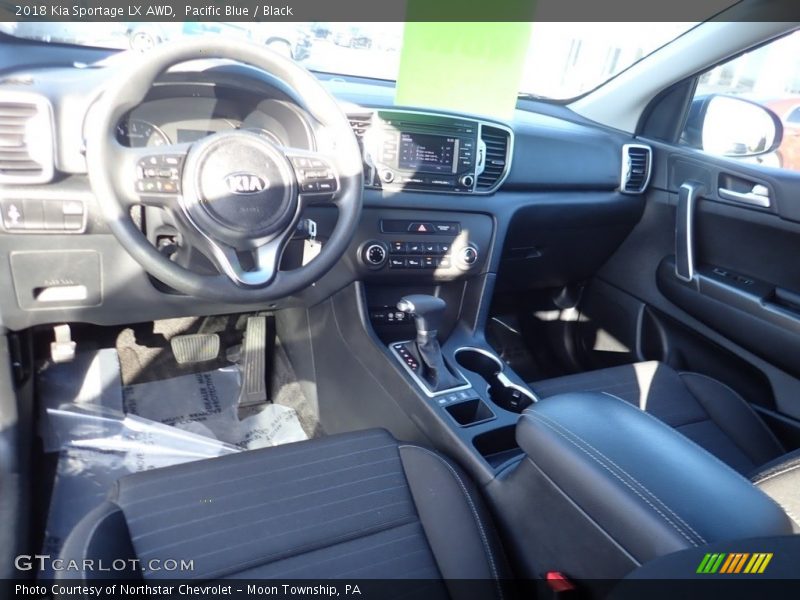 Pacific Blue / Black 2018 Kia Sportage LX AWD