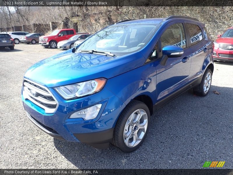Lightning Blue Metallic / Ebony Black 2021 Ford EcoSport SE