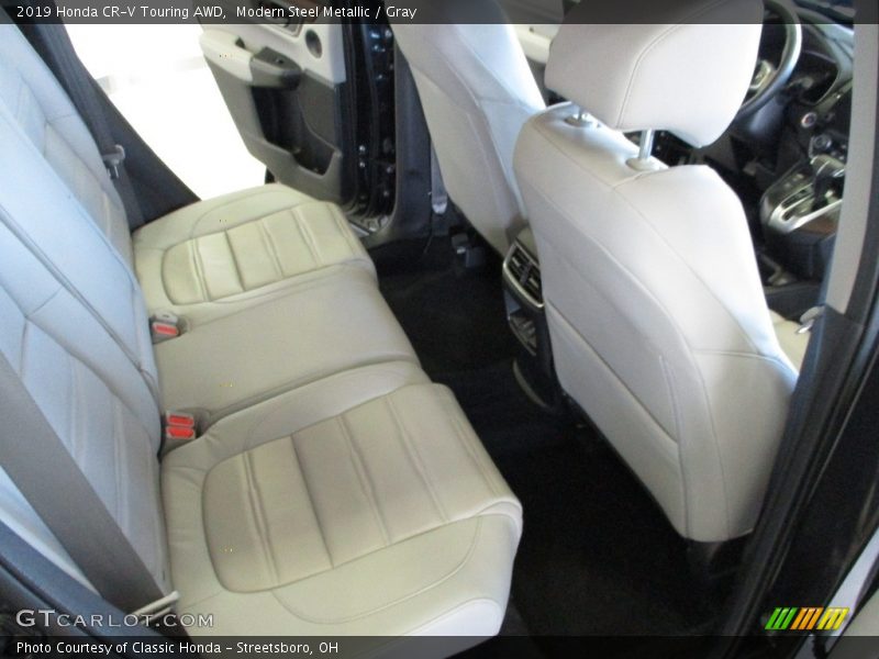 Modern Steel Metallic / Gray 2019 Honda CR-V Touring AWD