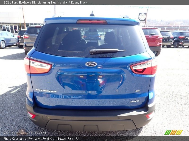 Lightning Blue Metallic / Ebony Black 2021 Ford EcoSport SE