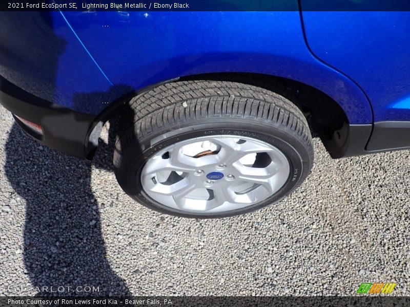 Lightning Blue Metallic / Ebony Black 2021 Ford EcoSport SE