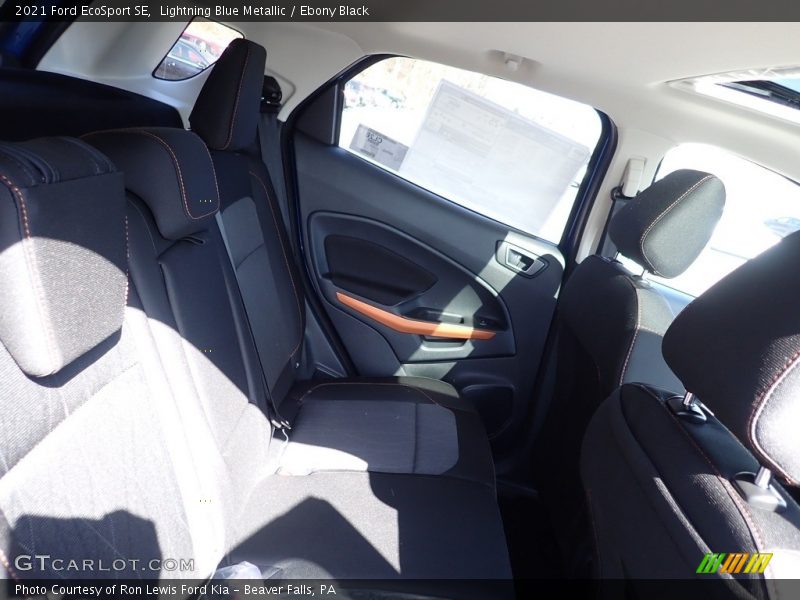 Lightning Blue Metallic / Ebony Black 2021 Ford EcoSport SE