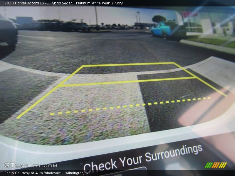 Platinum White Pearl / Ivory 2020 Honda Accord EX-L Hybrid Sedan