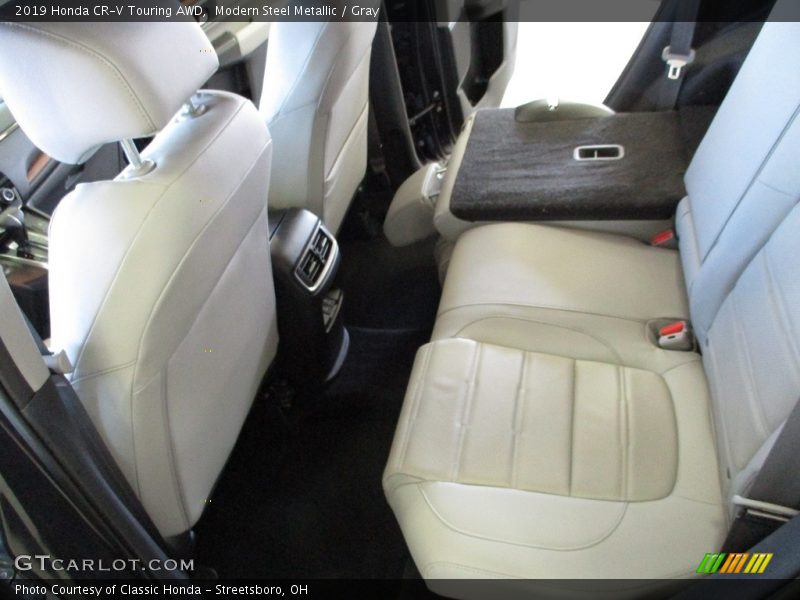 Modern Steel Metallic / Gray 2019 Honda CR-V Touring AWD