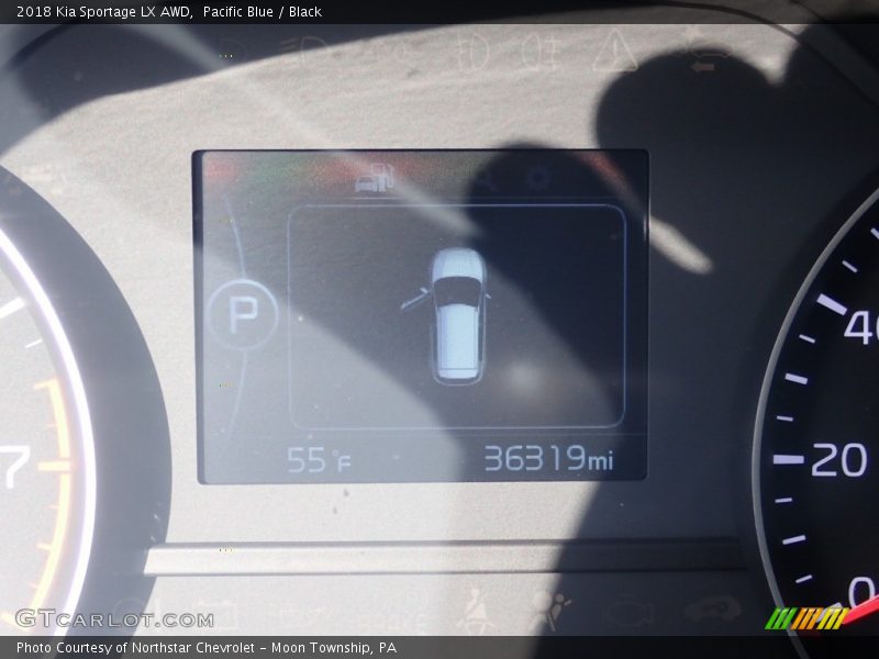 Pacific Blue / Black 2018 Kia Sportage LX AWD
