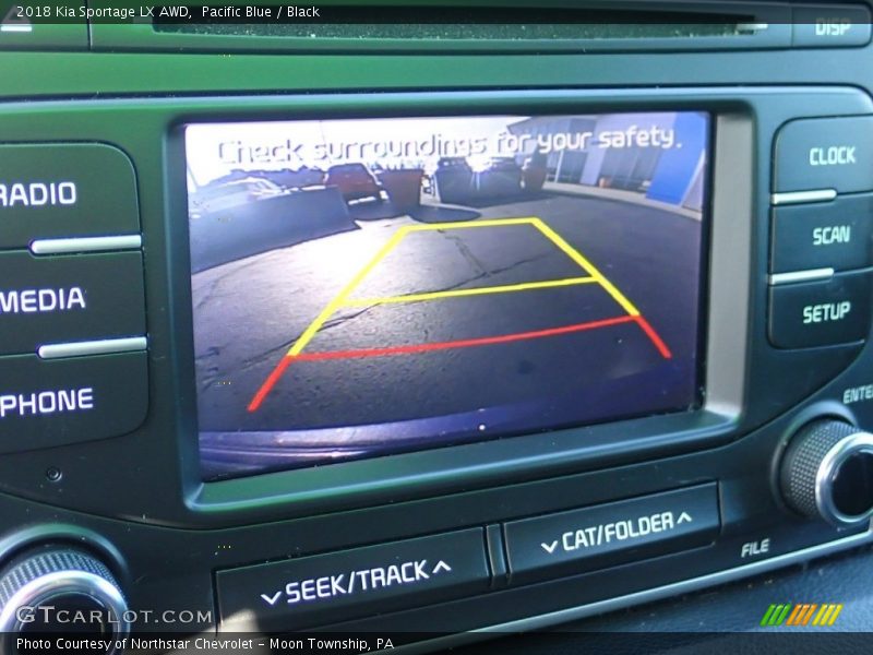 Pacific Blue / Black 2018 Kia Sportage LX AWD