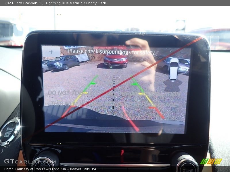 Lightning Blue Metallic / Ebony Black 2021 Ford EcoSport SE