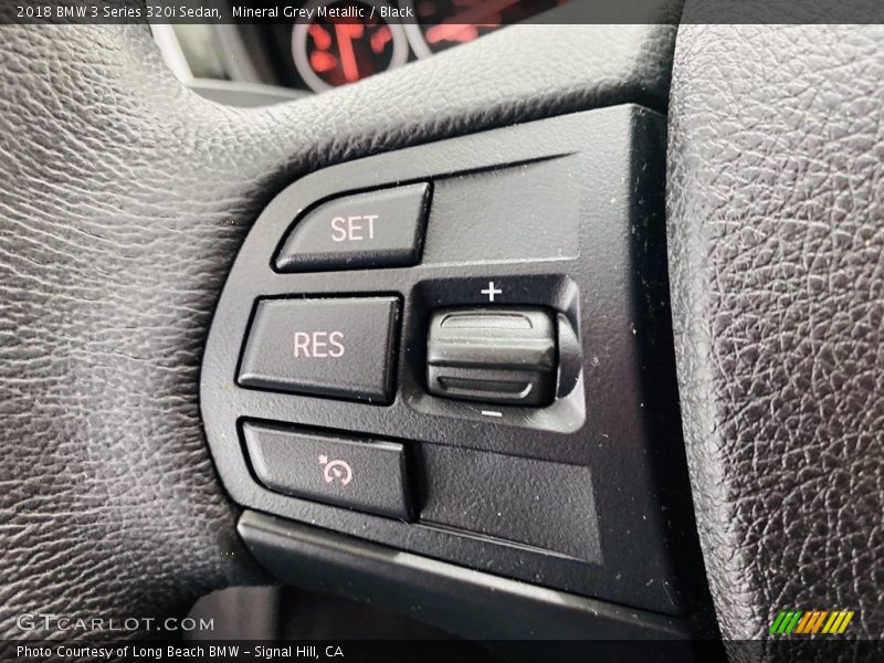 Mineral Grey Metallic / Black 2018 BMW 3 Series 320i Sedan