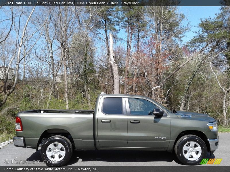  2021 1500 Big Horn Quad Cab 4x4 Olive Green Pearl