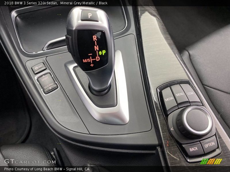 Mineral Grey Metallic / Black 2018 BMW 3 Series 320i Sedan