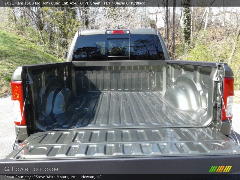Olive Green Pearl / Diesel Gray/Black 2021 Ram 1500 Big Horn Quad Cab 4x4