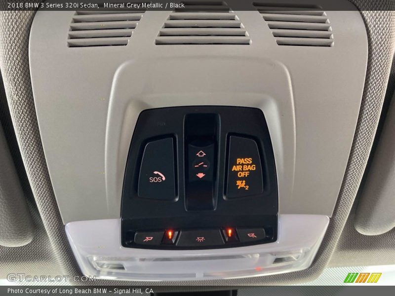 Mineral Grey Metallic / Black 2018 BMW 3 Series 320i Sedan