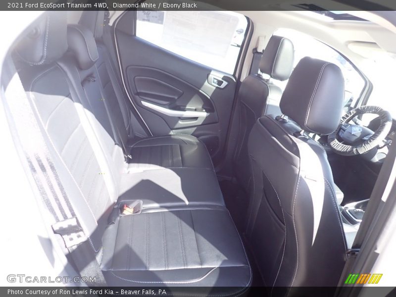 Diamond White / Ebony Black 2021 Ford EcoSport Titanium 4WD