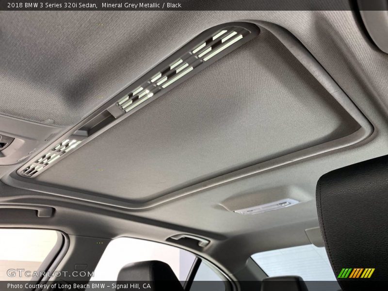 Mineral Grey Metallic / Black 2018 BMW 3 Series 320i Sedan