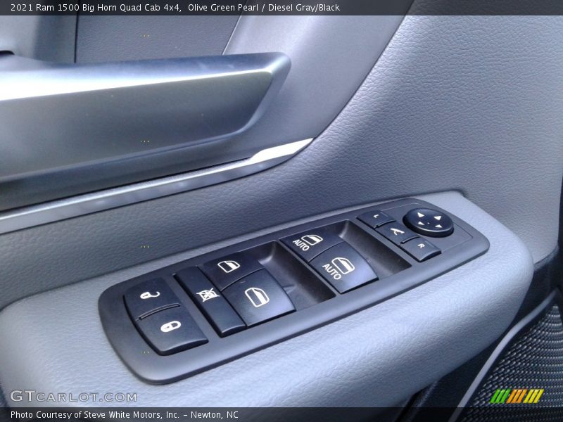 Olive Green Pearl / Diesel Gray/Black 2021 Ram 1500 Big Horn Quad Cab 4x4