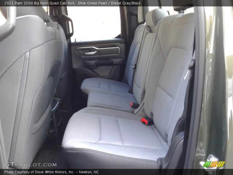 Olive Green Pearl / Diesel Gray/Black 2021 Ram 1500 Big Horn Quad Cab 4x4