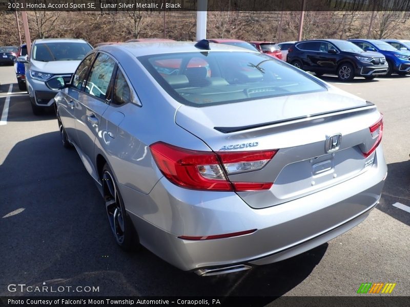 Lunar Silver Metallic / Black 2021 Honda Accord Sport SE