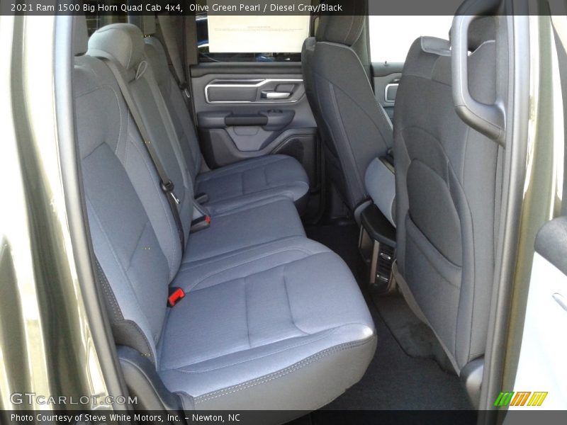 Olive Green Pearl / Diesel Gray/Black 2021 Ram 1500 Big Horn Quad Cab 4x4