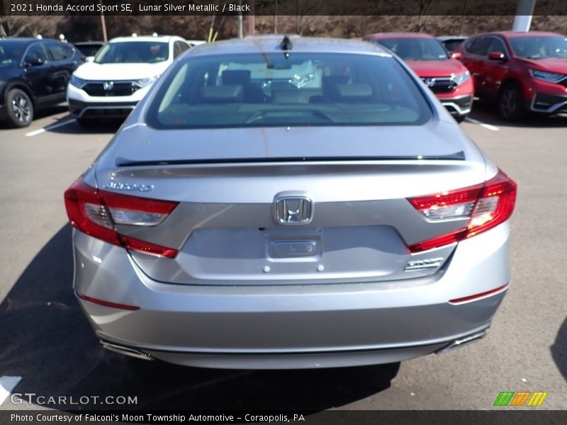 Lunar Silver Metallic / Black 2021 Honda Accord Sport SE