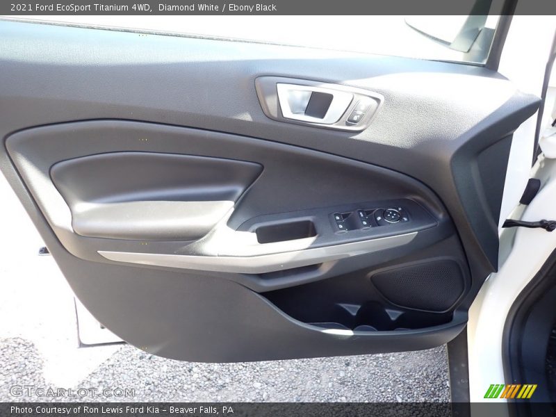 Diamond White / Ebony Black 2021 Ford EcoSport Titanium 4WD