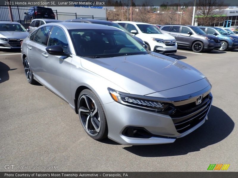Lunar Silver Metallic / Black 2021 Honda Accord Sport SE