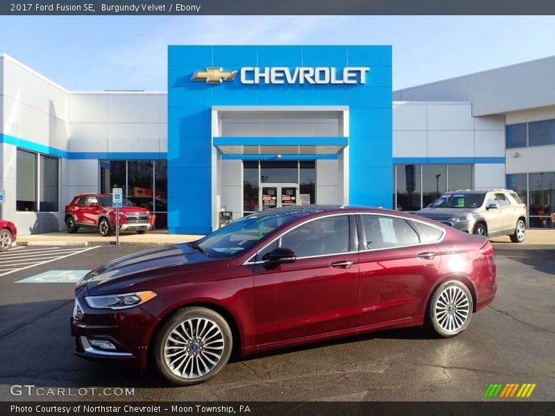 Burgundy Velvet / Ebony 2017 Ford Fusion SE