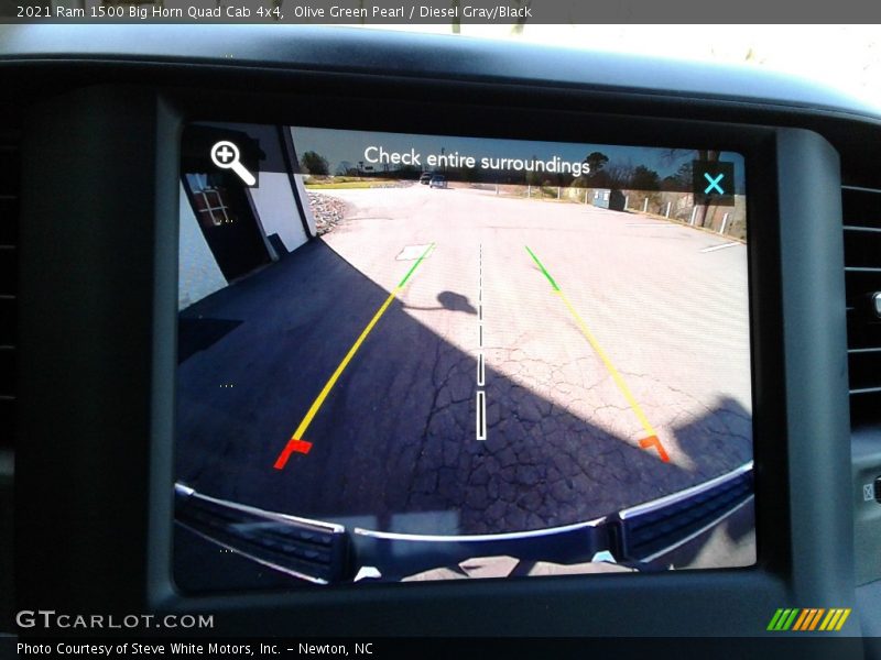 Olive Green Pearl / Diesel Gray/Black 2021 Ram 1500 Big Horn Quad Cab 4x4