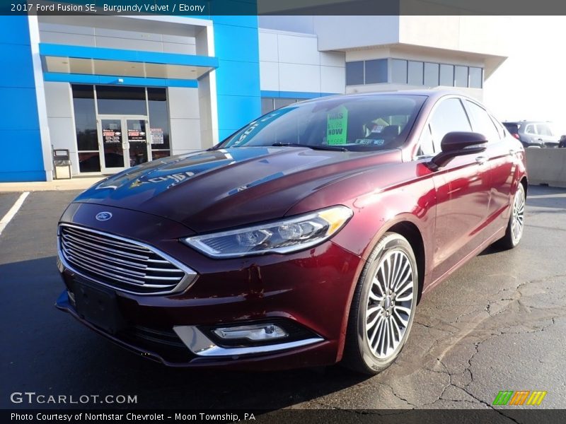 Burgundy Velvet / Ebony 2017 Ford Fusion SE