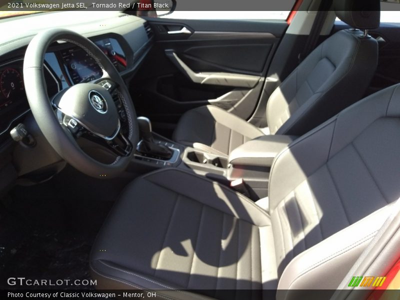 Tornado Red / Titan Black 2021 Volkswagen Jetta SEL