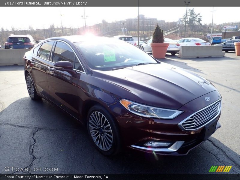 Burgundy Velvet / Ebony 2017 Ford Fusion SE