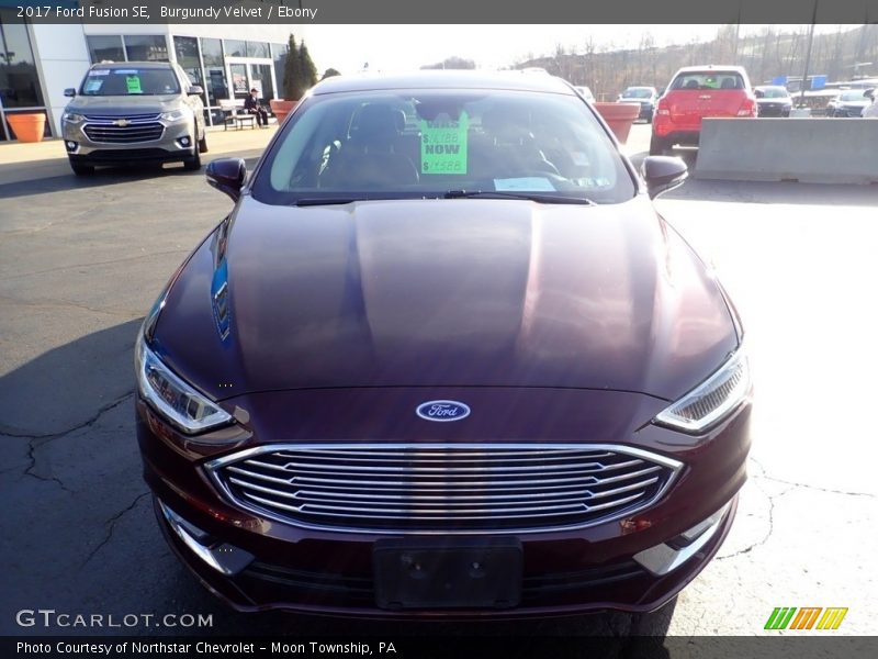 Burgundy Velvet / Ebony 2017 Ford Fusion SE