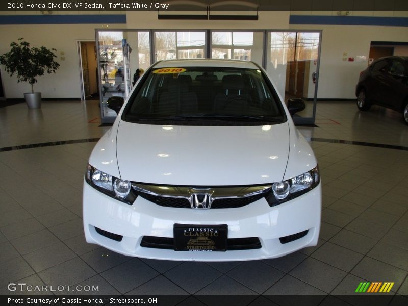 Taffeta White / Gray 2010 Honda Civic DX-VP Sedan